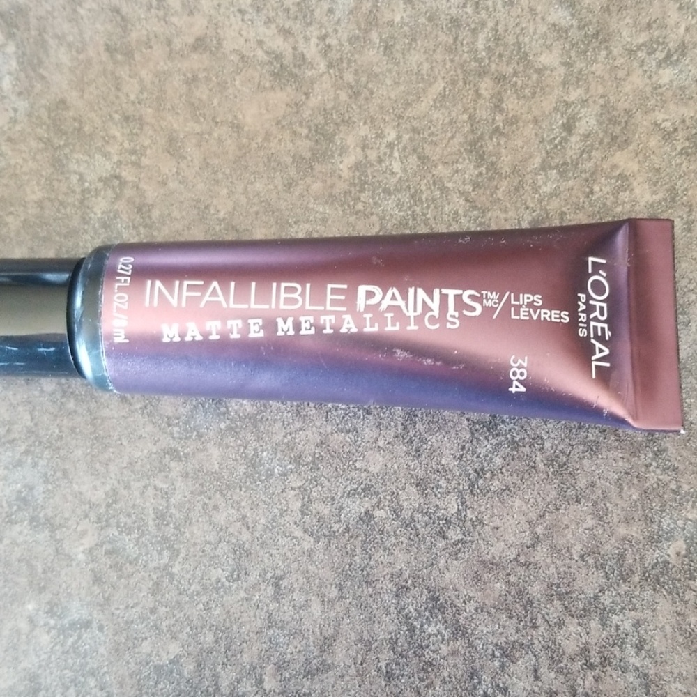 L'Oreal matte metallic lip paint